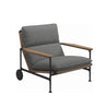 Gloster Zenith Lounge Chair (teak arms) (incl cushions)